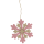 OOTB Holz-Schneeflocke mit Glitter