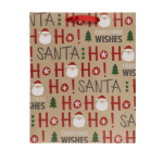 OOTB Papier-Geschenktüte Ho Ho Ho