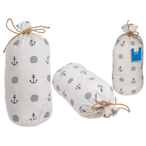 OOTB Weißer Stoff-Türstopper Modern Maritime