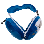 OOTB Kinder Plüsch-Reisekissen mit Augenmaske