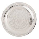 OOTB Silberfarbener Edelstahl-Schmuckteller