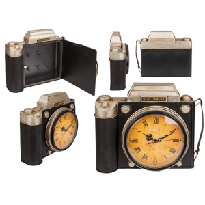 OOTB Metall-Schlüsselkasten Kamera mit Uhr
