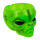 OOTB Aschenbecher Alien Kopf ca. 10 x 7 cm