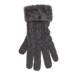 OOTB Kuschel-Handschuhe Elegant  Zopfmuster