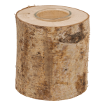 OOTB Deko-Baumstamm mit Glasteelicht-Einsatz