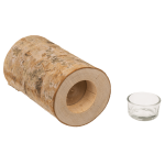 OOTB Deko-Baumstamm mit Glasteelicht-Einsatz