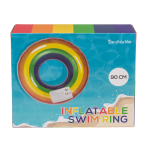 OOTB Aufblasbarer Schwimmring Regenbogen