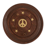 OOTB Runder Holz-Räucherstäbchenhalter