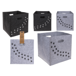 OOTB Filz-Aufbewahrungsbox Hundepfoten/Katzenpfoten