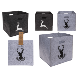 OOTB Filz-Aufbewahrungsbox Hirsch/Hirschkopf