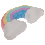 OOTB Plüsch-Regenbogenkissen Pastell