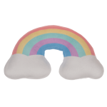 OOTB Plüsch-Regenbogenkissen Pastell