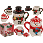 OOTB Becher Funny Snowman mit Deckel
