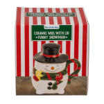 OOTB Becher Funny Snowman mit Deckel