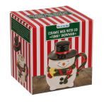 OOTB Becher Funny Snowman mit Deckel