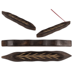 OOTB Holz-Räucherstäbchenhalter Blatt