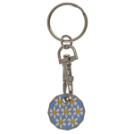 OOTB Metall-Schlüsselanhänger mit Einkaufswagenchip