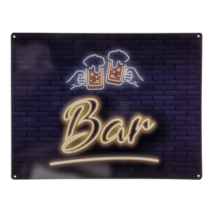 OOTB Metall-Schild Bar ca. 30 x 40 cm