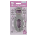 OOTB Universal-Öffner 6 in 1 Grau/Rosa