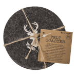 OOTB Filz-Untersetzer Hirsch D:10 cm