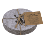 OOTB Filz-Untersetzer Hirsch D:10 cm