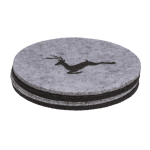 OOTB Filz-Untersetzer Hirsch D:10 cm