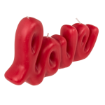 OOTB Rote Kerze Love ca. 20 x 38 x 118 cm
