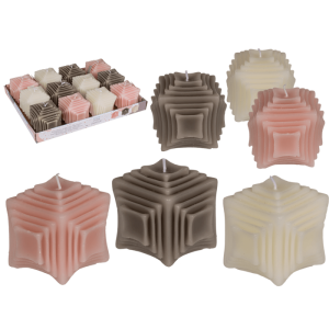 OOTB Kerze Struktur ca. 8 x 75 cm