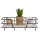 OOTB Metall-/Holz-Wandregal mit 4 Haken