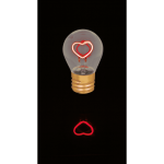 OOTB LED-Glühleuchte Herz inkl. Lithium-Akku &