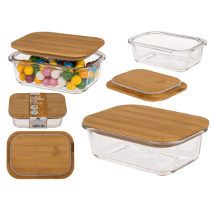 OOTB Glas-Vorratsdose für 350  ml ca. 15 x 11 cm