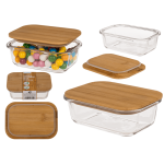 OOTB Glas-Vorratsdose für 350  ml ca. 15 x 11 cm