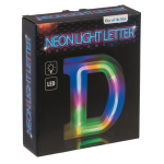 OOTB Neon-Leuchtbuchstabe D Höhe:16 cm