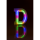 OOTB Neon-Leuchtbuchstabe D Höhe:16 cm