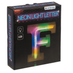 OOTB Neon-Leuchtbuchstabe F Höhe:16 cm
