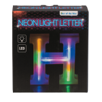 OOTB Neon-Leuchtbuchstabe H Höhe:16 cm