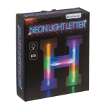 OOTB Neon-Leuchtbuchstabe H Höhe:16 cm