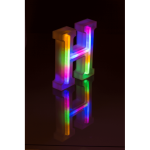OOTB Neon-Leuchtbuchstabe H Höhe:16 cm