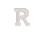 OOTB Neon-Leuchtbuchstabe R Höhe:16 cm