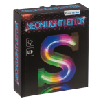 OOTB Neon-Leuchtbuchstabe S Höhe:16 cm