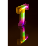 OOTB Neon-Leuchtbuchstabe T Höhe:16 cm