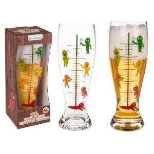 OOTB XXL-Bierglas Phasen des Trinkens