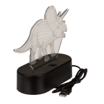 OOTB 3D-LeuchteTriceratops ca.14 x16 cm