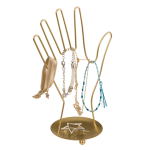 OOTB Goldener Metall-Schmuckhalter Hand ca. 16 x