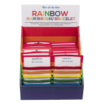 OOTB Textil-Haarband/Armband Rainbow colours Pride