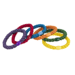 OOTB Textil-Haarband/Armband Rainbow colours Pride