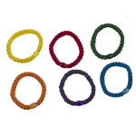 OOTB Textil-Haarband/Armband Rainbow colours Pride