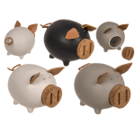 OOTB Spardose Schwein mit Korkverschluss-Nase