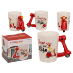 OOTB Becher Scooter Steingut