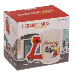 OOTB Becher Scooter Steingut